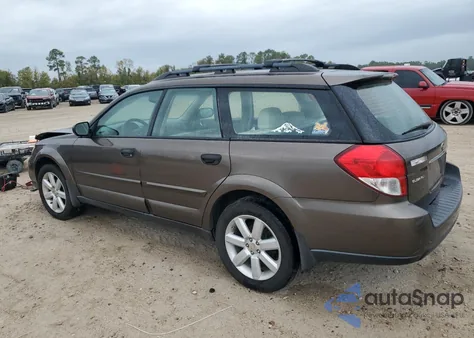 2008 Subaru Outback 2.5I z USA, uszkodzony, nr VIN 4S4BP61C087321213